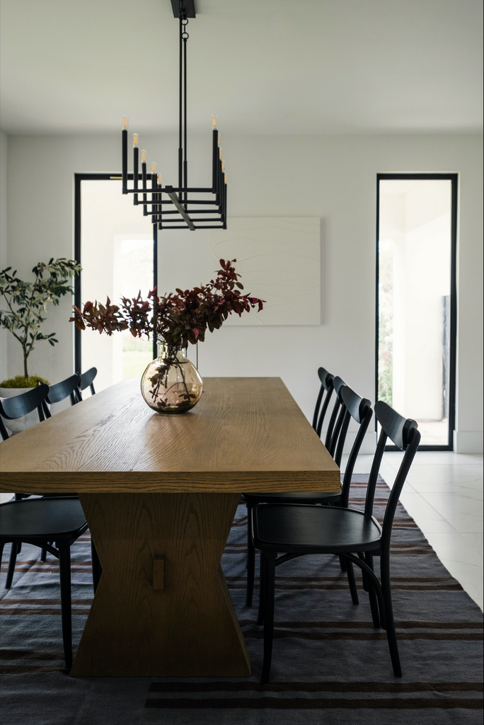 dining room interior design by twenty-eighth design studio in riverside california